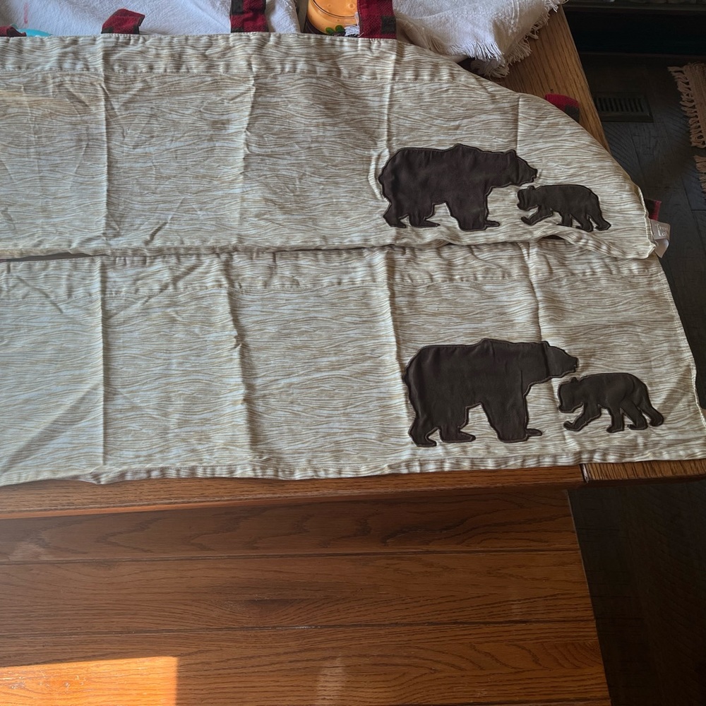 Trend lab valence mama bear and baby bear buffalo plaid